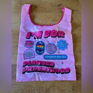 I stand with planned parenthood nylon tote bag